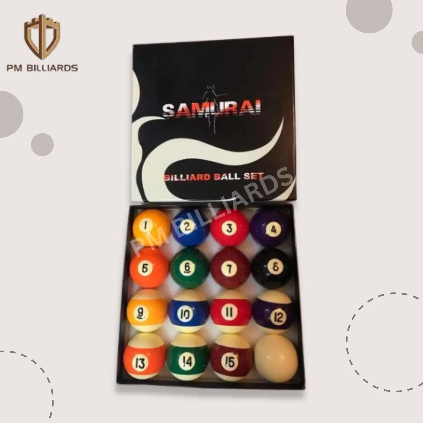 Samurai Pool Ball 52.5 Mm
