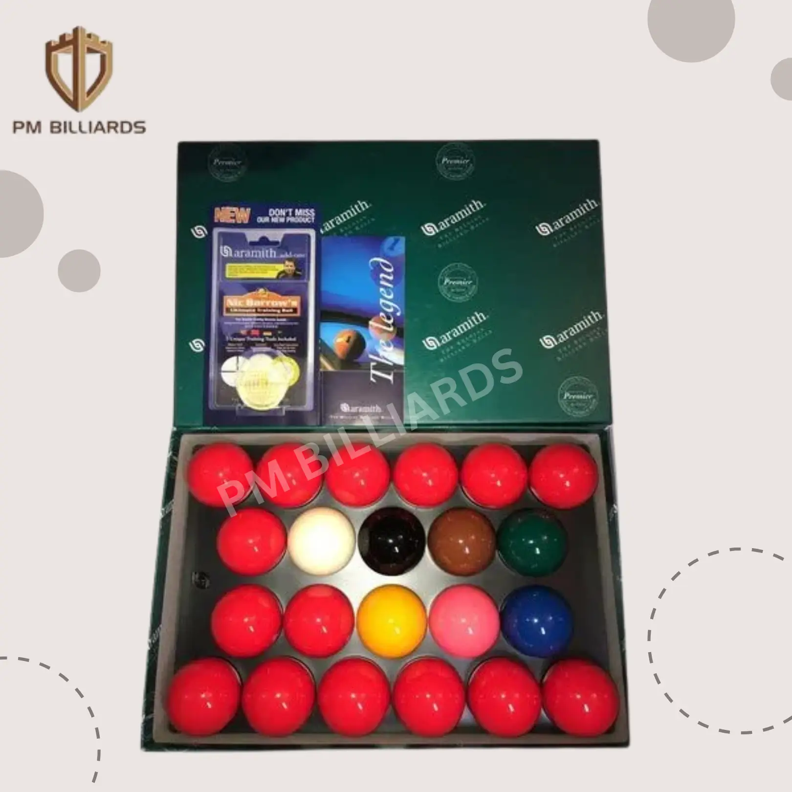 Aramith Snooker Ball Set Premier